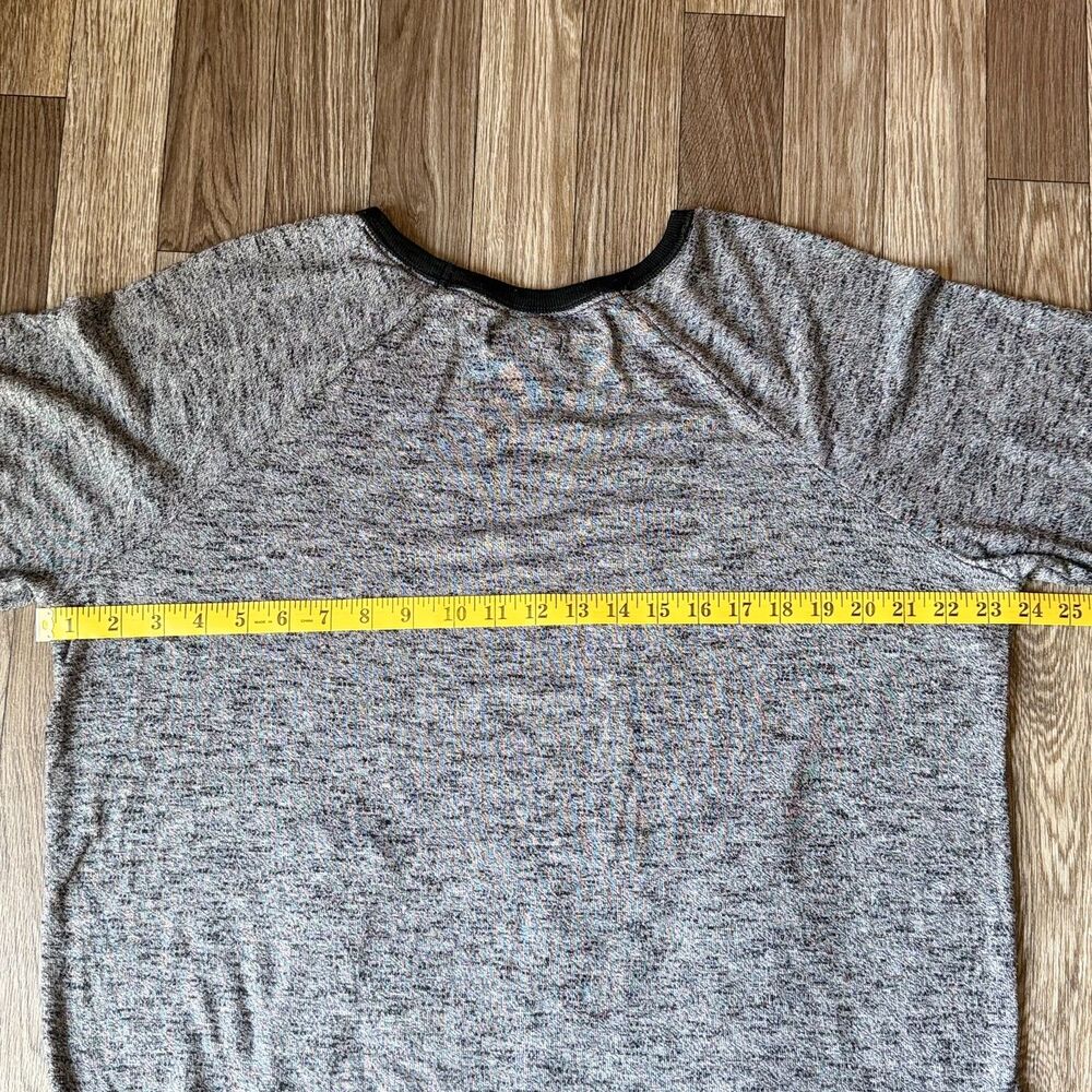 Simply Vera Vera Wang Sweatshirt XXL Grey Soft Knit Front Pockets Loungewear Top - Picture 4 of 9